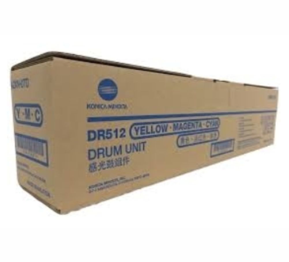 درام یونیت رنگی فابریک کونیکا مینولتا DR512 C/M/Y مخصوص آفیس  C224 تا C554